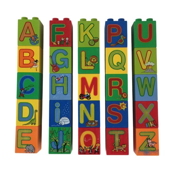 Lego Duplo Play With Letters Alphabet Blocks 6051 Replacement Parts - Picture 2 of 6